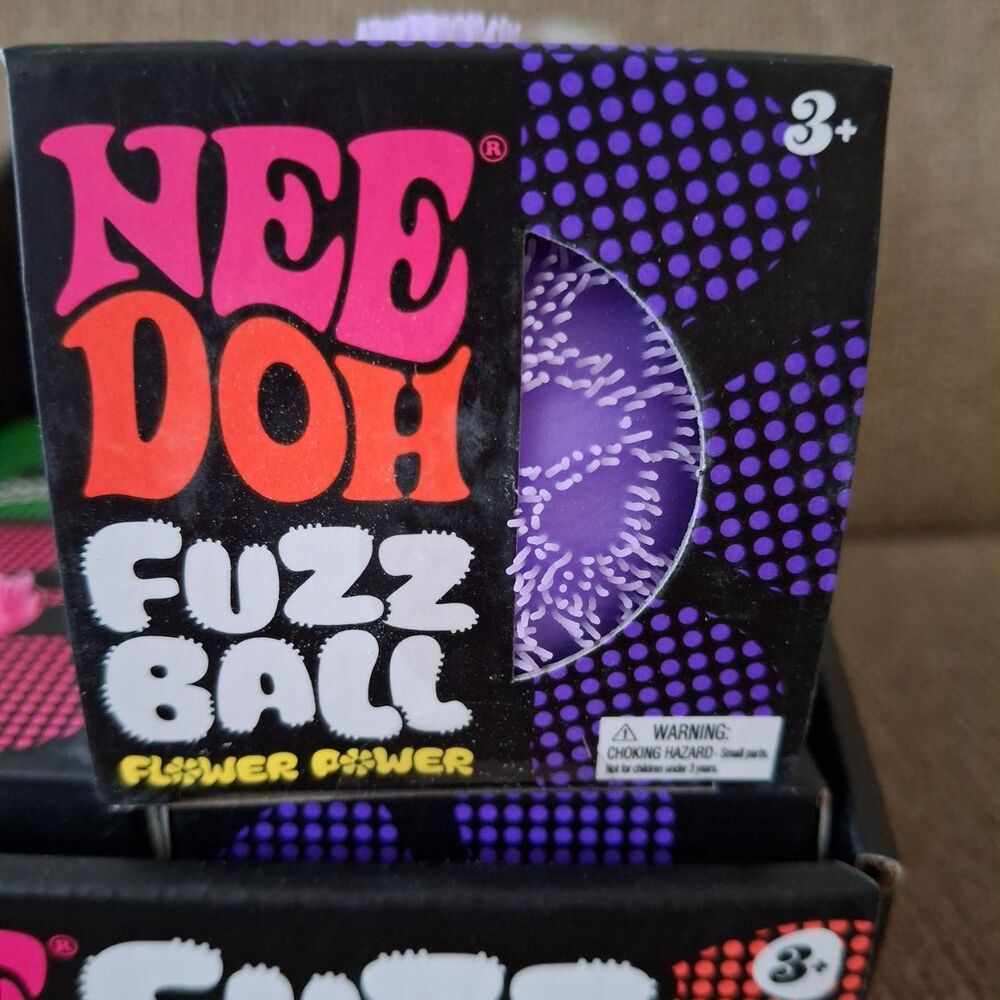 Authentic Schylling Needoh Fuzz Ball Purple .